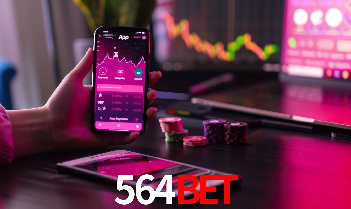 Comparação APP mobile vs versão web da 564bet